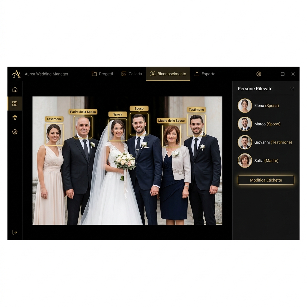 Riconoscimento protagonisti del matrimonio